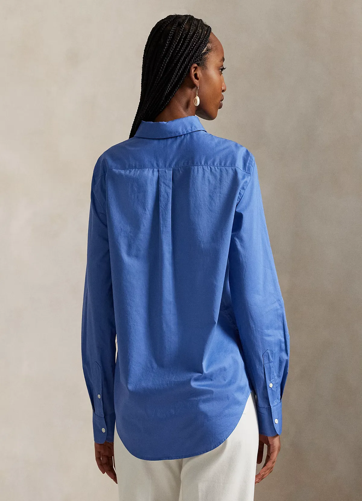 Ralph Lauren Cobalt Blue Classic Fit Linen Shirt